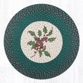 Capitol Importing Co 27 x 27 in Jute Round Holly Patch 66508H